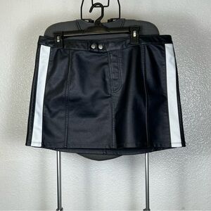Wild Fable Black Faux Leather Skirt Size L